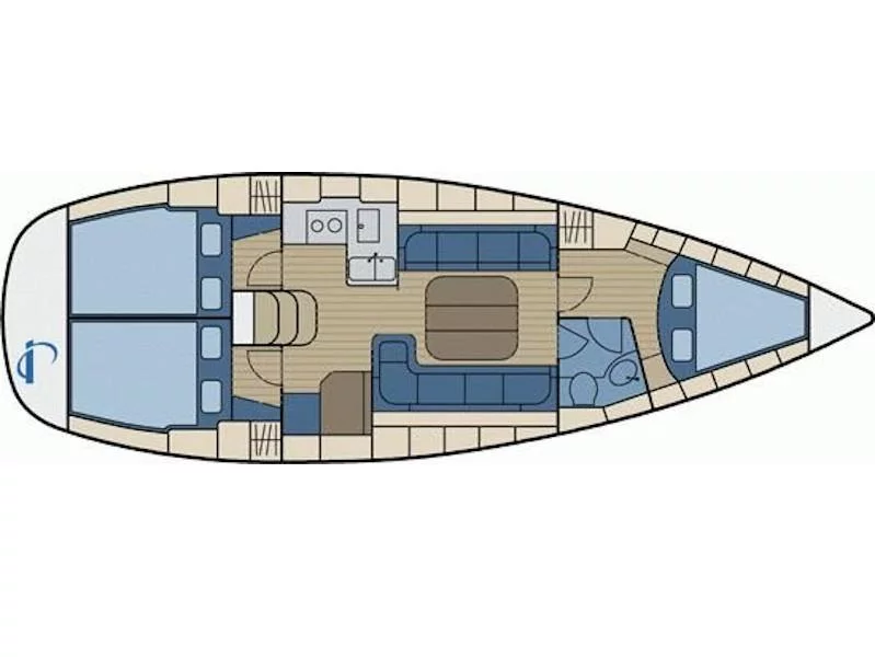 Bavaria Cruiser 37 (Negan) Plan image - 1