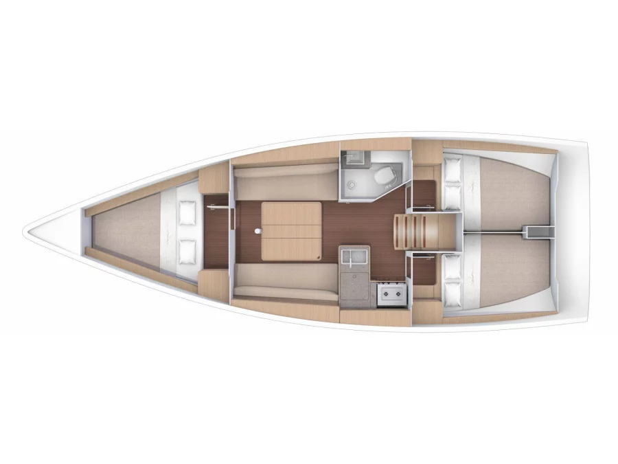 Dufour 360 Grand Large (Volpetta) Plan image - 9