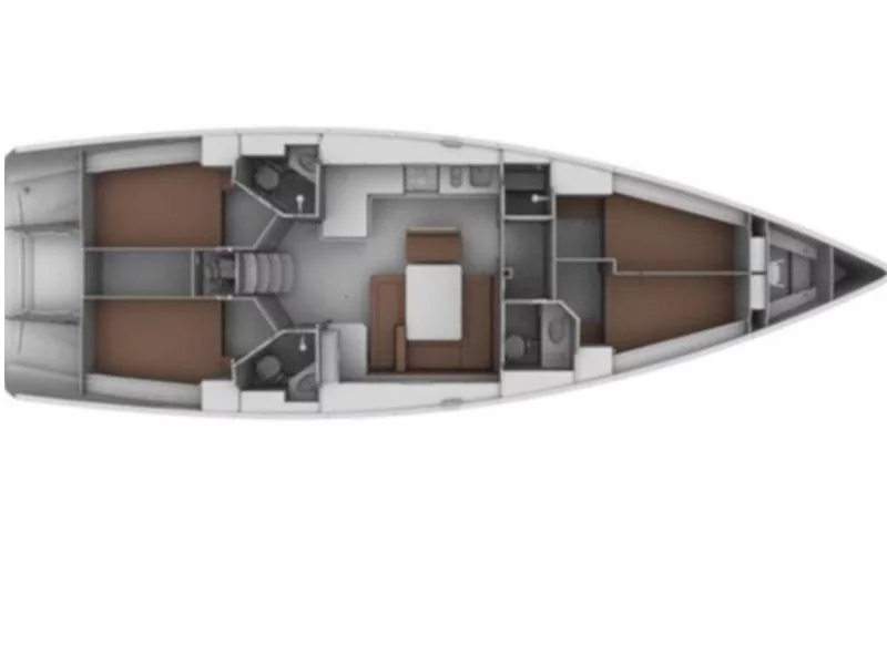 Bavaria Cruiser 45 (Oključ) Plan image - 3