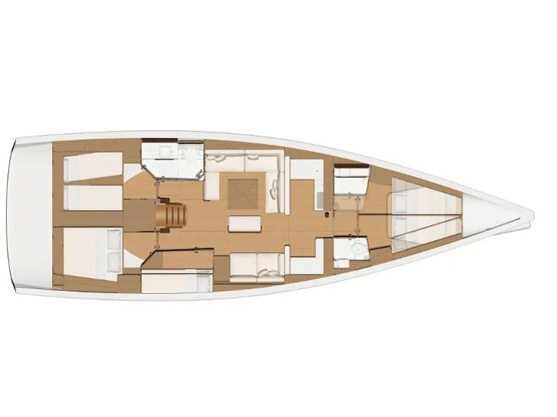 Dufour 520 Grand Large (Dream Planet) Plan image - 2