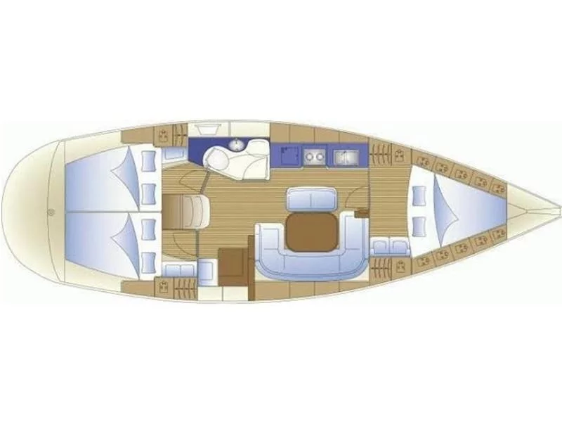 Bavaria 38 Cruiser (Mavi Ada) Plan image - 10