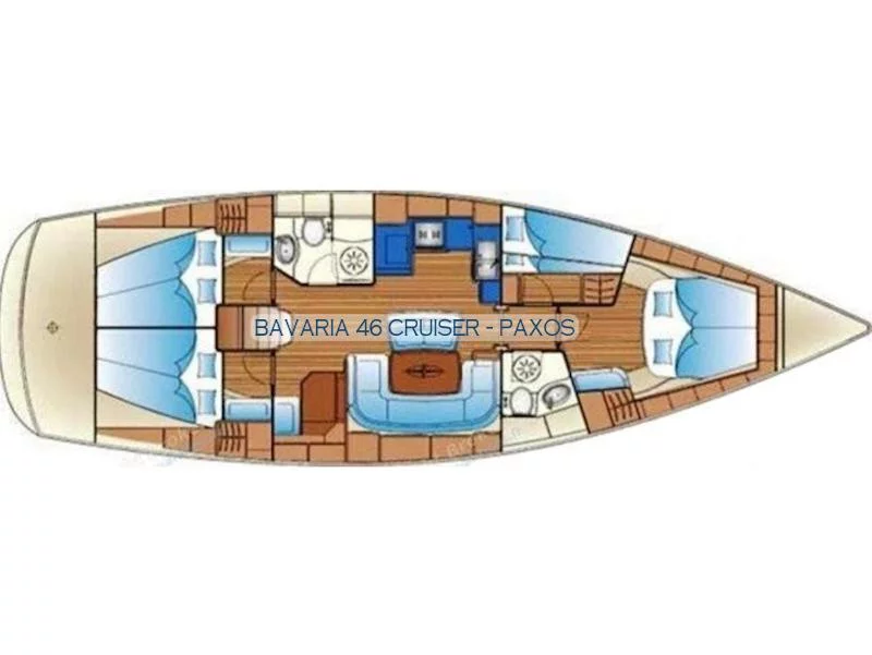 Bavaria 46 Cruiser (Paxos) Plan image - 1
