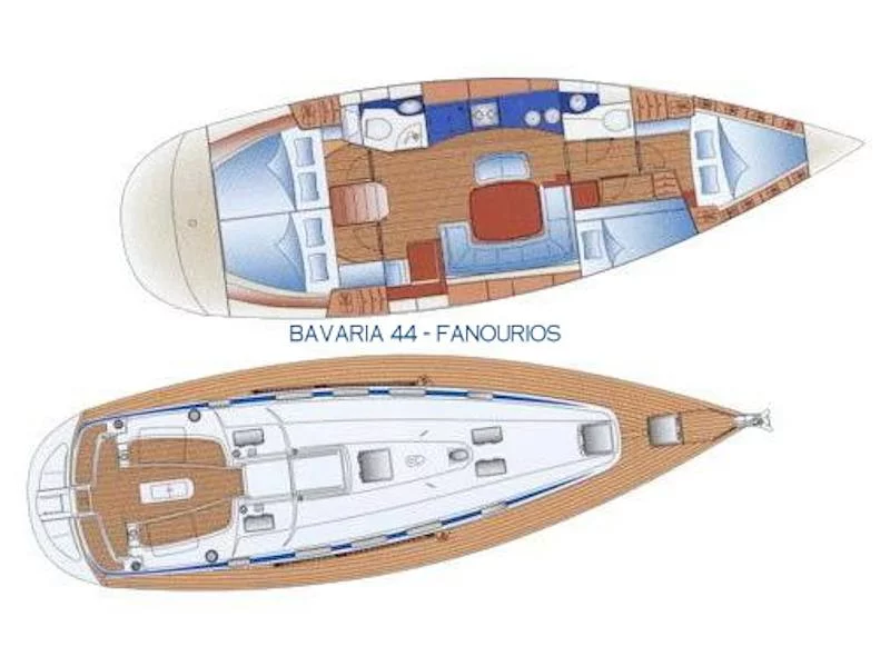 Bavaria 44 (Fanourios) Plan image - 2