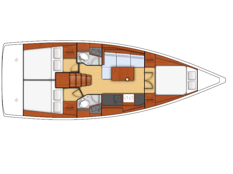 Beneteau Oceanis 38.1 (IDA) Plan image - 6