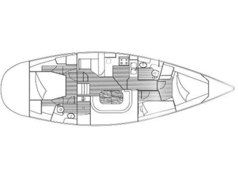 Wauquiez Pilot Salon 43 (Hnoss II) Plan image - 1