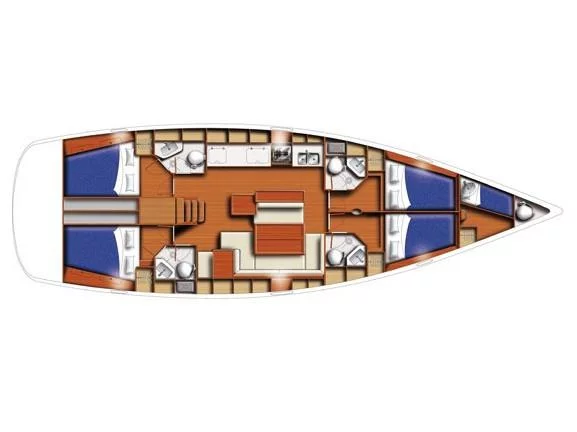 Beneteau Oceanis 50 (Calypso II) Plan image - 6