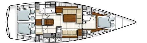 Hanse 470 (Shadow of the wind) Plan image - 4