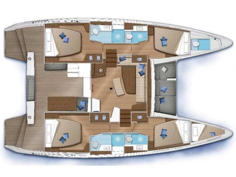 Lagoon 42 (Marina 3) Plan image - 6