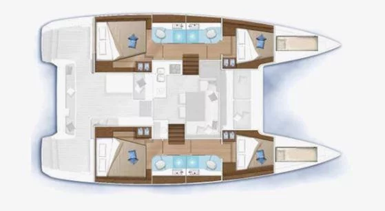 Lagoon 40 (Fratelli) Plan image - 6