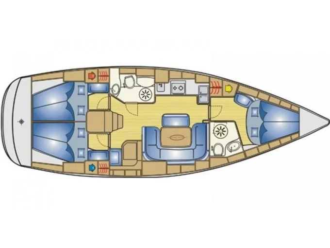 Bavaria 39 Cruiser (Okeanos) Plan image - 3