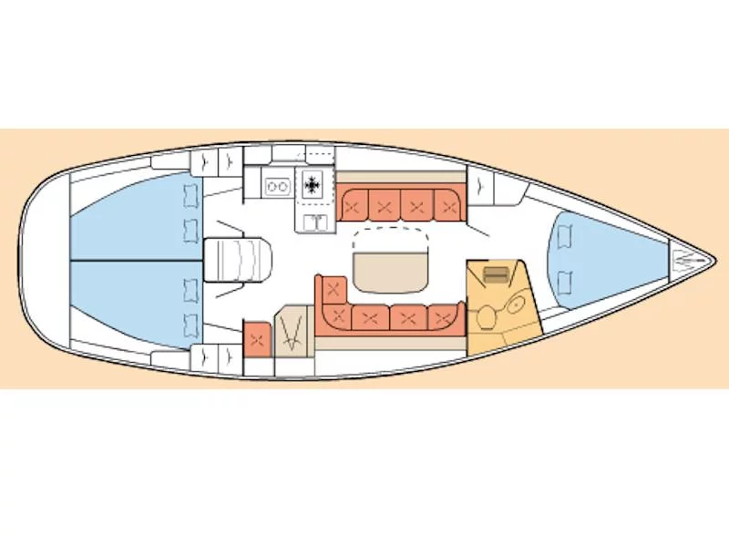 Bavaria 37 Cruiser (Big Blue Horizon) Plan image - 7