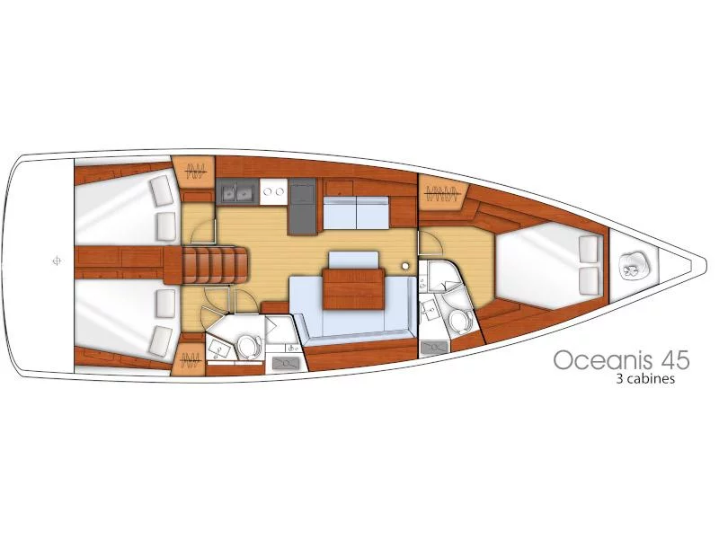 Oceanis 45 M (Nelly) Plan image - 10