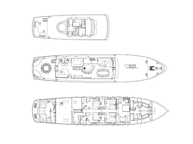 Luxury Sailing Yacht Corsario (Corsario) Plan image - 144