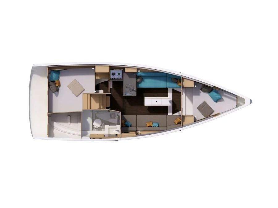 Dufour 320 Grand Large (NEW 2022) Plan image - 1