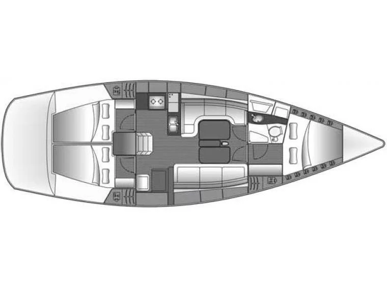 Bavaria 38 Cruiser ((1132 BG) (sails 2015)) Plan image - 4