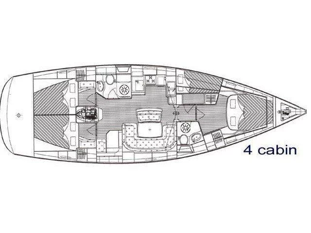 Bavaria 46 Cruiser (ARGOSY) Plan image - 4