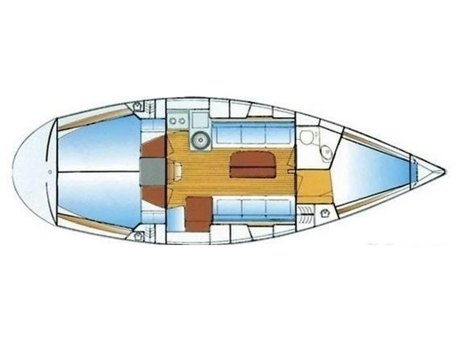 Bavaria Cruiser 34 (Paliria) Plan image - 12