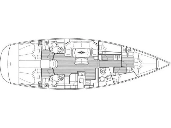 Bavaria 50 Cruiser (Rebecca) Plan image - 1