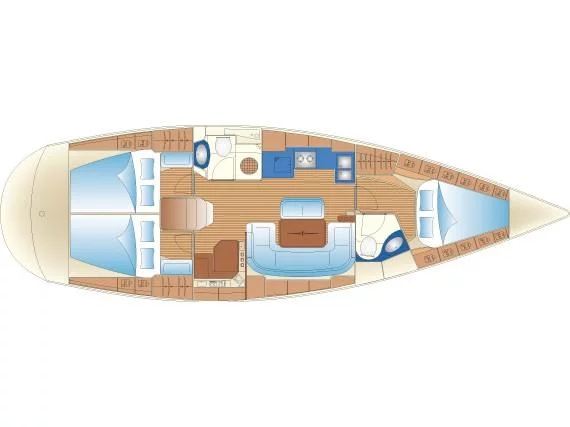 Bavaria 42 Cruiser (Irmak San) Plan image - 4