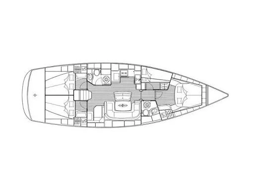 Bavaria 46 Cruiser (Midas  - Bow & Solar) Interior image - 14