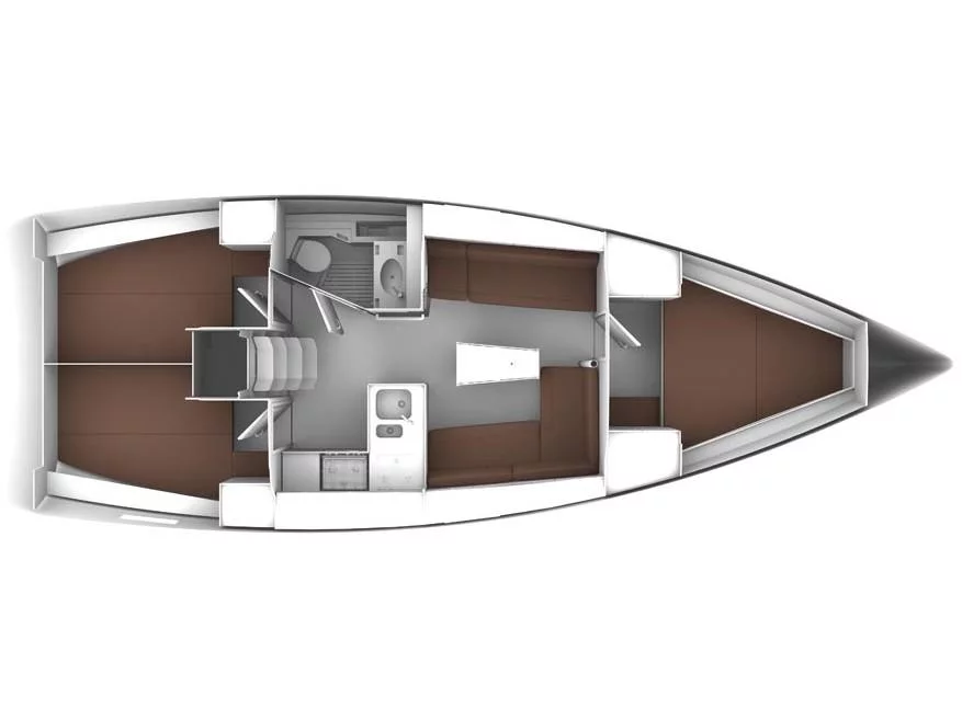 Bavaria Cruiser 37 (Crypto) Plan image - 3