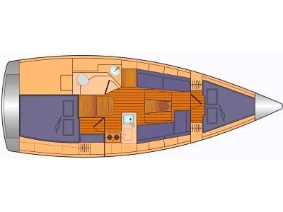 Bavaria Cruiser 34-2 (Astrid) Plan image - 4