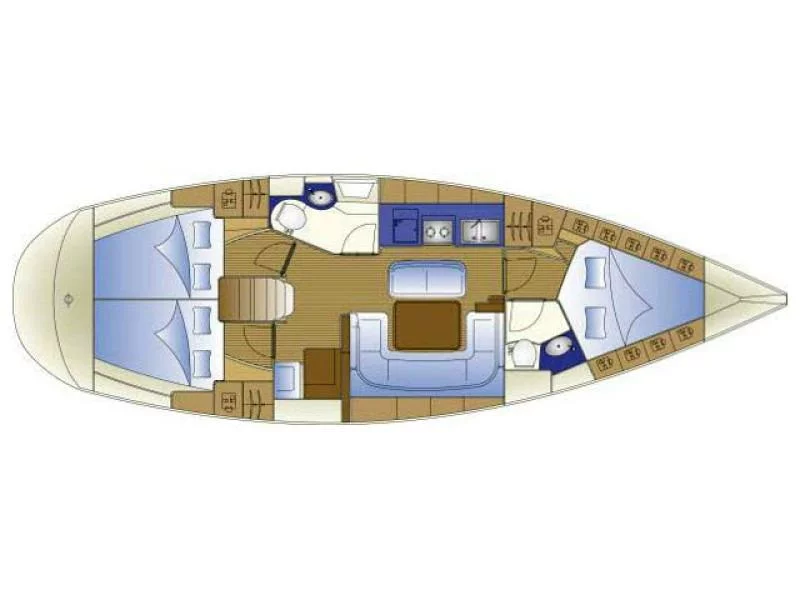Bavaria 40 Cruiser (B40-08-A) Plan image - 1