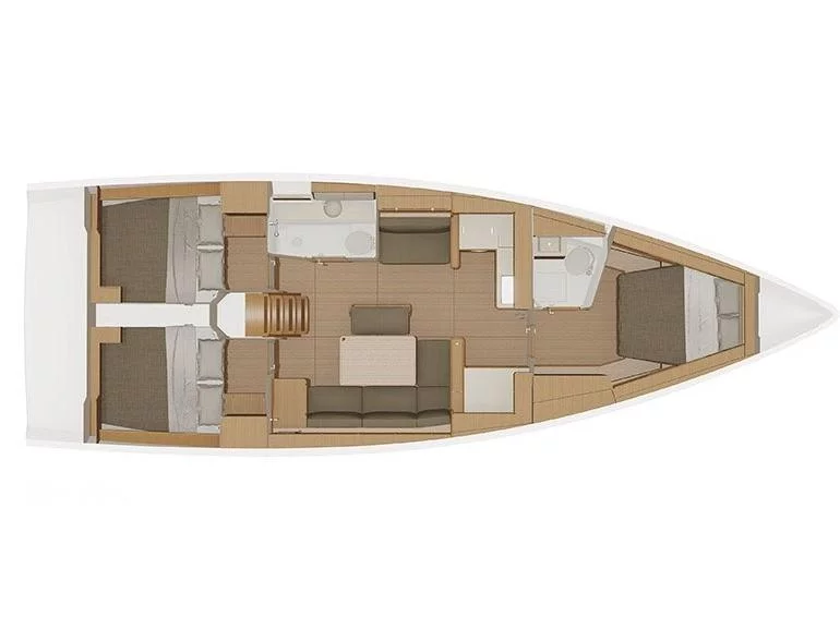 Dufour 460 Grand Large (Bloody Mary) Plan image - 12