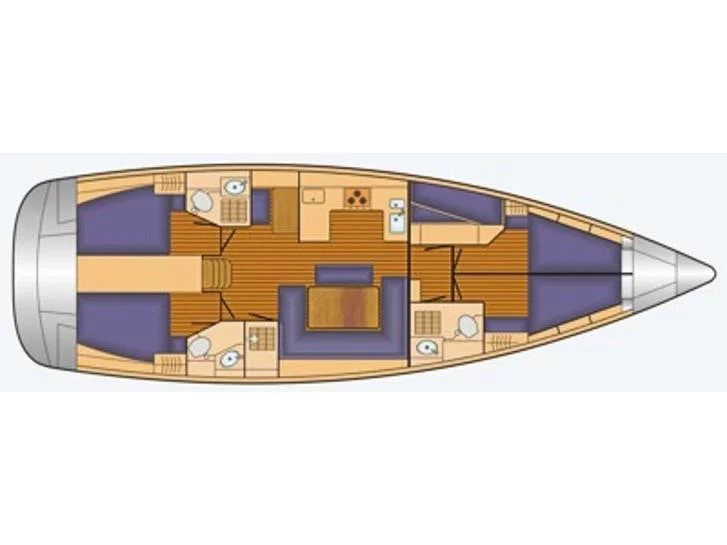 Oceanis 40 (Ouranos) Plan image - 2