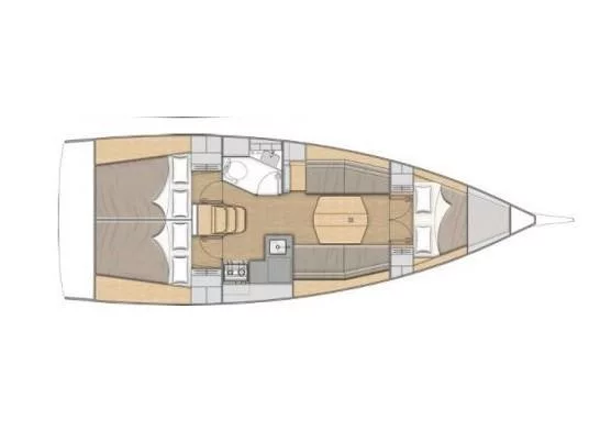 Oceanis 34.1 (Sail Lynx) Plan image - 22