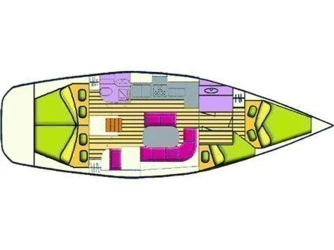Oceanis Clipper 411 (Canopus) Plan image - 17