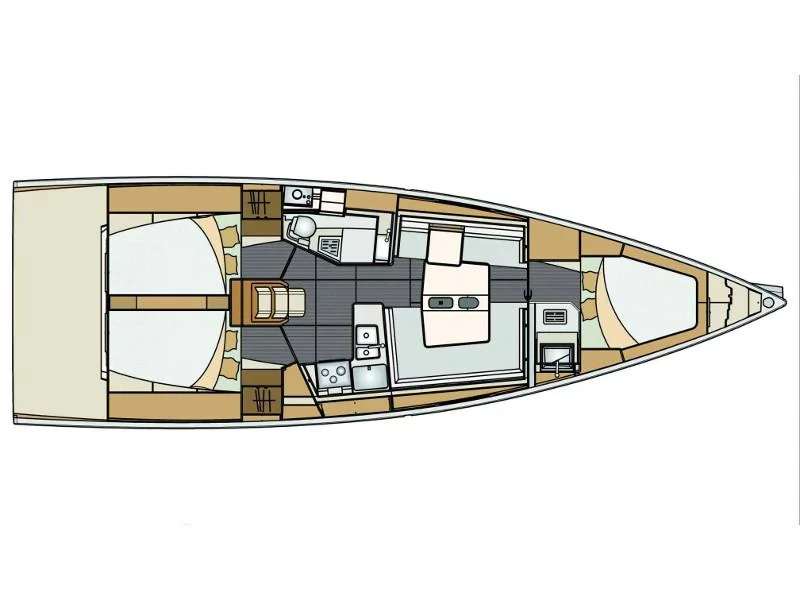 Elan E5 (LINA 2020 (new sails 2024., air condition)) Plan image - 16