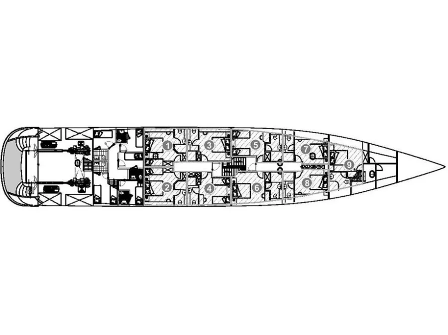 Motoryacht Ohana (Ohana) Plan image - 3