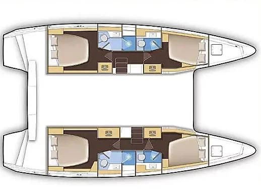 Lagoon 42 (Yacht Getaways V) Plan image - 5