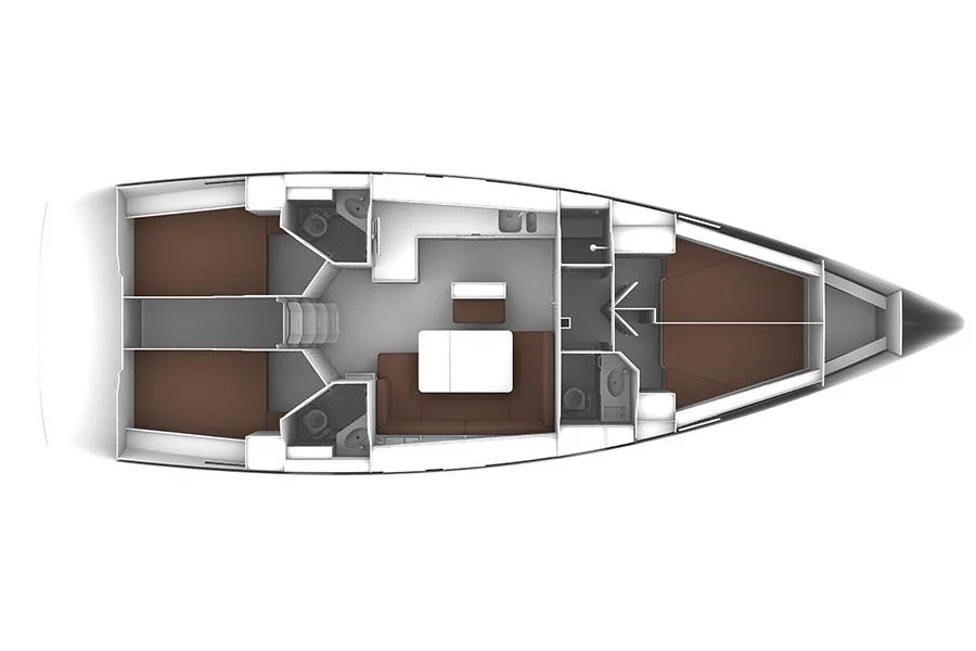 Bavaria Cruiser 46 (Bav46Nef) Plan image - 1