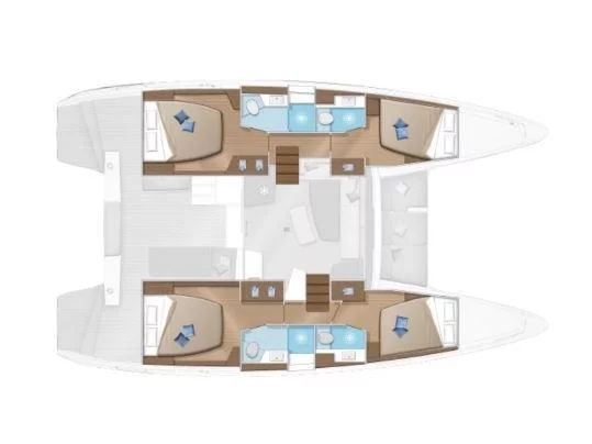 Oceanis 54 (Chill Out) Plan image - 1