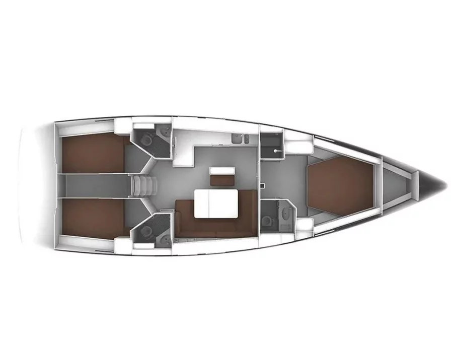 Bavaria Cruiser 46 (Life is Beautiful) Plan image - 2