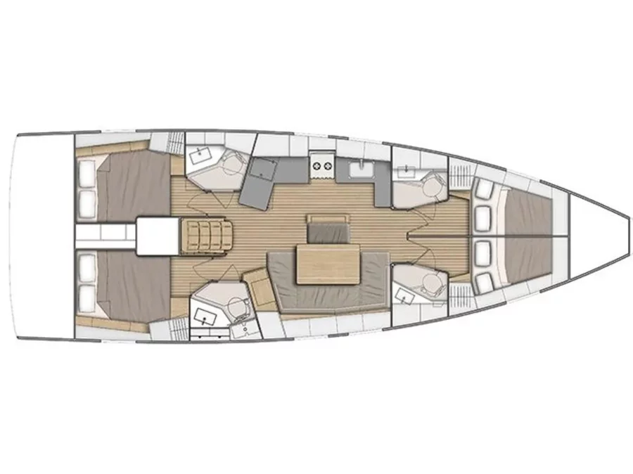 Oceanis 46.1 (Boreas) Plan image - 10