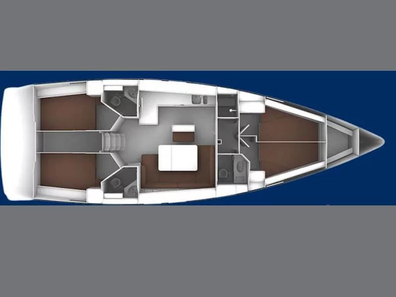 Bavaria Cruiser 46 (Sanguinho) Plan image - 2