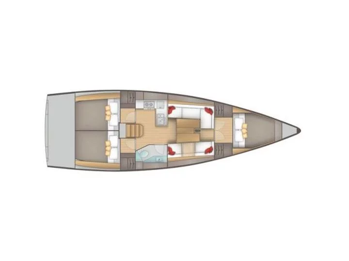 Salona 380 (Andrea) Plan image - 2