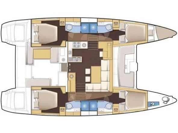 Lagoon 450 (Loryma Sailing) Plan image - 58
