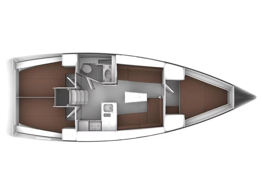 Bavaria Cruiser 37 (BURA) Plan image - 1