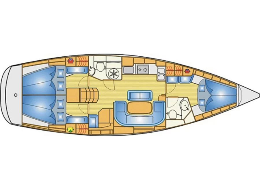 Bavaria 40 Cruiser (Baba Sails) Plan image - 12