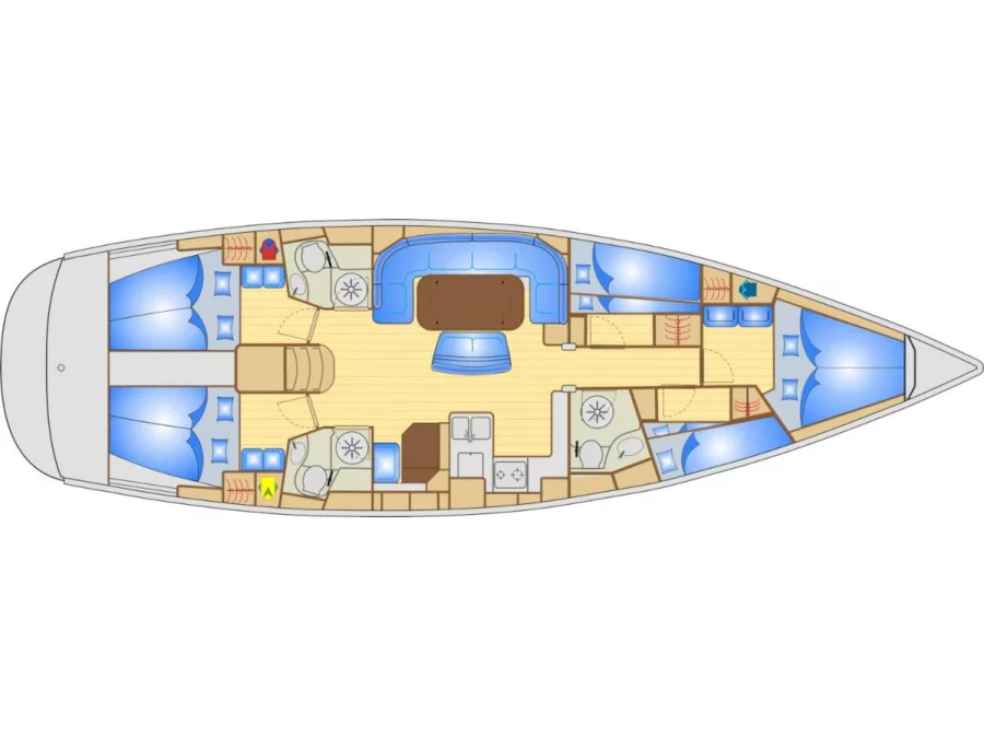 Bavaria 50 Cruiser (Lollipop) Plan image - 2