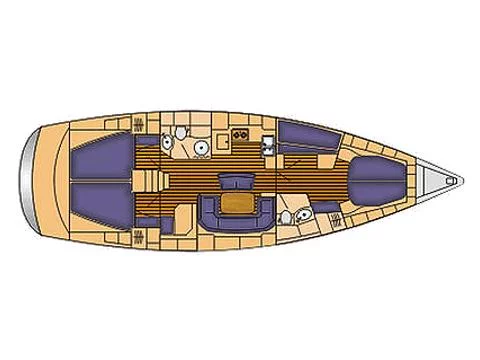 Bavaria 46 Cruiser (Praslin) Plan image - 3