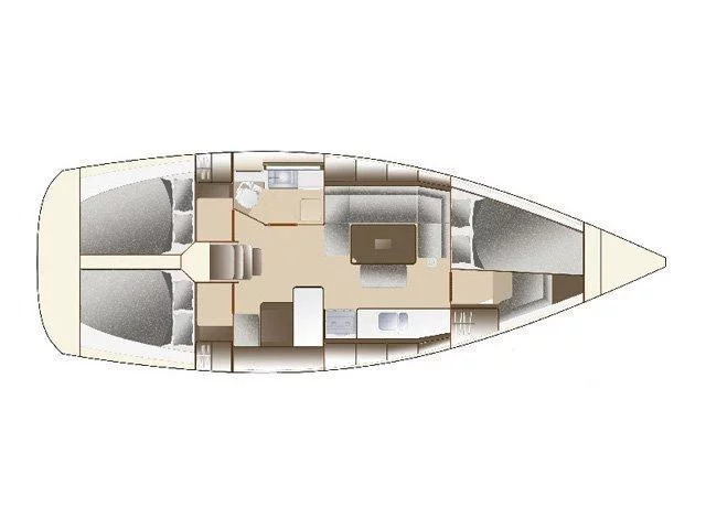 Dufour 375 GL (One&Only) Plan image - 5