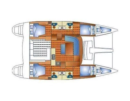 Lagoon 440 (Kit Kat) Plan image - 6