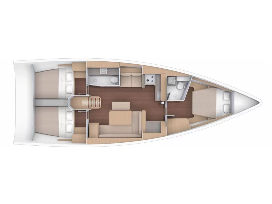 Dufour 430 Grand Large (Andream) Plan image - 20