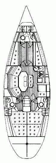 Hanse 415 (Marine Spirit Two) Plan image - 8