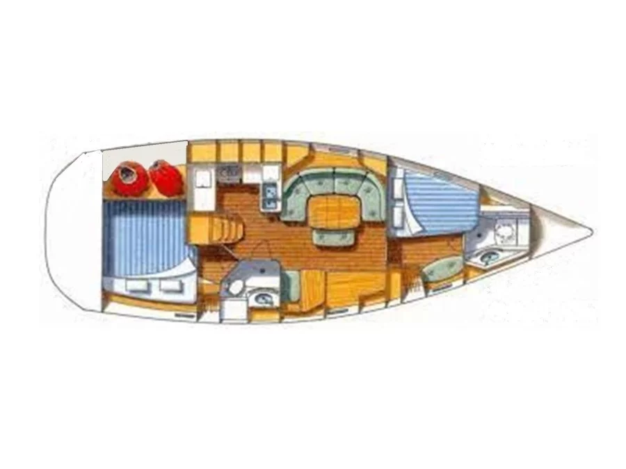 Oceanis 393 Clipper (ATHENA) Plan image - 5